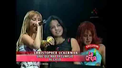 Christopher Uckermann - Graba Ultimo Disco De Rbd (la Oreja)