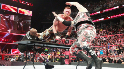 Heath Slater & Rhyno vs. Titus Worldwide: Raw 25, Jan. 22, 2018