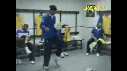 Ronaldinho, Kaka, Robinho, Ronaldo e Adriano