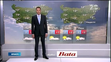 Прогноза за времето (29.10.2014 - централна)