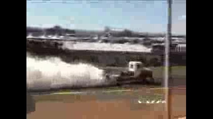 Burnout With Race Truck