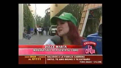 Dulce Maria Govori Za Knigata Si :)