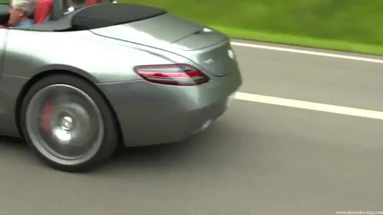 Jay Leno Test Drives the Sls Amg Roadster