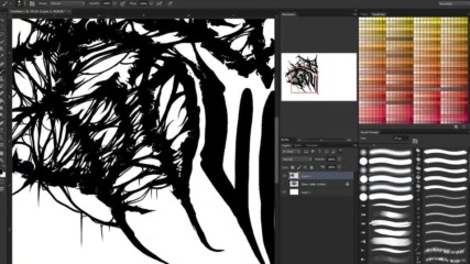 Time Lapse Creating A Death Metal/deathcore Logo 2014