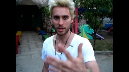 Jared Leto - talks about clinic in Haiti 