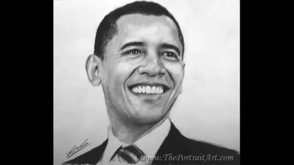 President Barack Obama Speed drawing portrait 