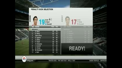 Manchester Citi-chicago Fire (penalty kicks) Fifa 12