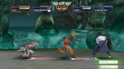 Sasuke vs Team 7_kakashi - Naruto Shippuden_ Clash of Ninja Revolution 3 [dc28]