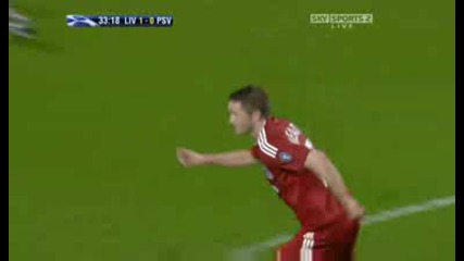2008 - 10 - 01 - Champions League - Liverpool Fc 2 - 0 Psv - Keane