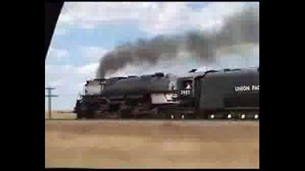 Парен локомотив Вig Boy 3985 на U.s.union Pacific 
