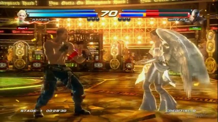 Angel and Kunimitsu Gameplay - Tekken Tag Tournament 2