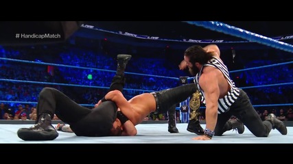 Roman Reigns vs. The B-Team - 1-on-2 Handicap Match with Special Guest Referee Enforcer Elias: SmackDown LIVE, April 30,