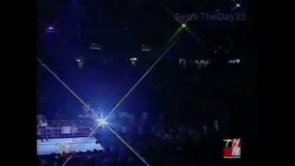 Трите Хикса срещу Тест ( Гробаря се намесва и попилява Играта ) - Wwe Raw - 2001