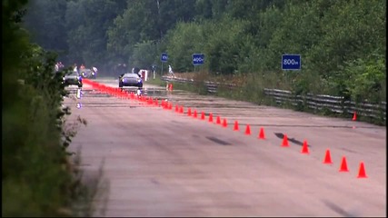 Moscow Unlim 500 Porsche 911 vs Lamborghini Lp640 