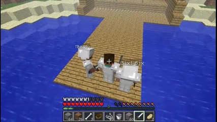 Minecraft-survival [в Nether] еп.12 Със theddy, vencopenco и Sixtysix