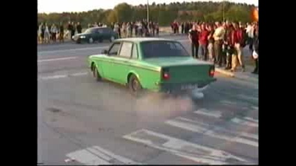 Burnout - Volvo 164