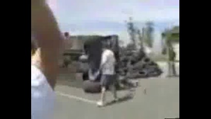 Guy Rolls His Hummer