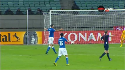 Азербайджан 1 - 3 Италия ( Квалификация за Европейско първенство 2016 ) ( 10/10/2015 )