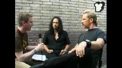 MetallicA - Interview James Hetfield & Kirk Hammett 2003 (3/3)