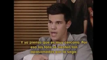 Taylor Lautner & Kristen Stewart New Interview Sub Spanish Mexico 