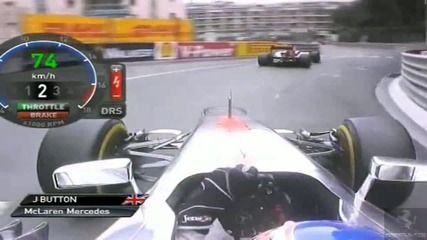 Формула1 - Гп на Монако - Race Onboard 2012 - Част 6 [ 11 ]