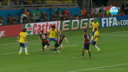 Германия "разпиля" Бразилия с 7:1