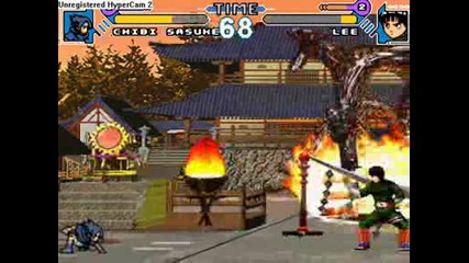 Naruto M.u.g.e.n Sasuke Vs Rock Lee