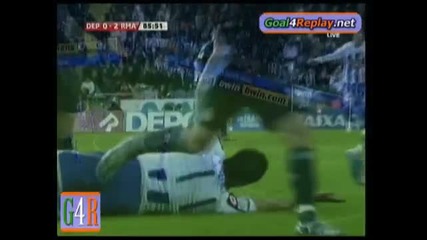 Deportivo La Coruna - Real Madrid 1 - 2 (1 - 3, 30 1 2010) 