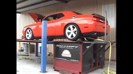2009 Hennessey Challenger Srt8 620 rwhp Chassis Dyno Pull 