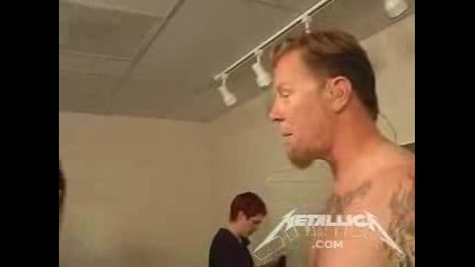 Metallica - В Гримьорната - 16 May 2008