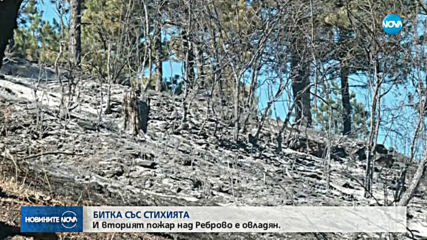 Овладян е пожарът край Реброво, има изгорели къщи