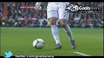 18.01.2012. Роналдо Гол! Реал М. - Барселона 1:0