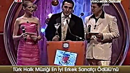 2000 Yılı En İyi Türk Halk Müziği Erkek Sanatçı - Kral Tv Video Müzik Ödülleri