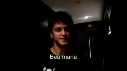 Saludos De Christopher Para Bea Maria