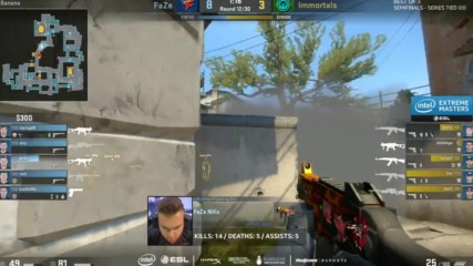CS_GO - FaZe vs. Immortals Inferno Map 1 - Полуфинал - IEM Katowice 2017