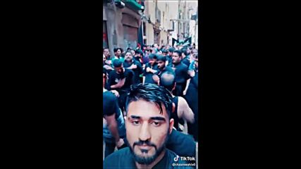 Barcelona - 100's of Non-european Muslims celebrate the Ashura Islamic party and try to assert their