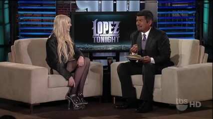 Taylor Momsen Interview Lopez Tonight - Just Tonight - The Pretty Reckless Pe 