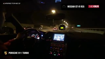 Ams Alpha 12 Nissan Gt-r vs Porsche 911 Turbo