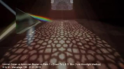 Ummet Ozcan vs Armin van Buuren vs Rank 1 - Down To L. E. D. Box ( Yura Moonlight Mashup )
