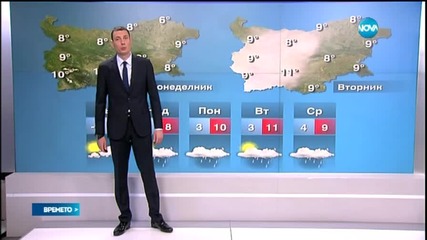 Прогноза за времето (21.02.2015 - сутрешна)