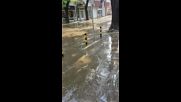 Наводнение по улиците на Пловдив