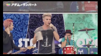 Adam Lambert - Never Close Our Eyes & Cuckoo ( Japan- Mini Concert part 2 31.08.12)