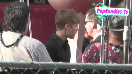 Justin Bieber interviewed by media @ 2011 Espy Awards in Los Angeles!