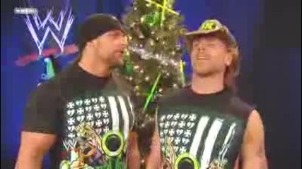 Smackdown 12/25/09 - The Hart Dynasty & Chris Jericho 
