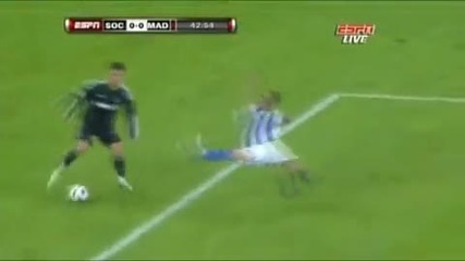 Кристиано Роналдо срещу Реал Сосиедад - сезон 2010/2011 
