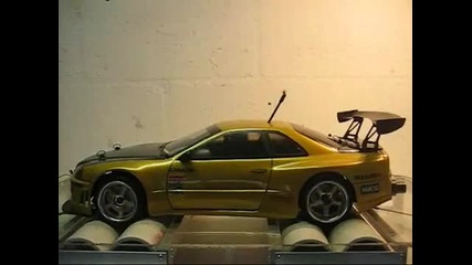 Rc dyno drift Skyline R34 Gtr supercharged intercooler exhaust