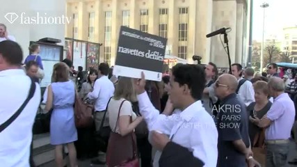 Akris Spring 2012 Reactions After the Show at Paris Fashion Week Pfw