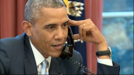 Ало, кой е?! Обама пусна телефонния разговор с националите в ефира