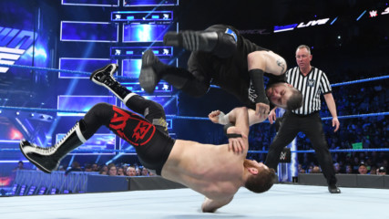 Kevin Owens vs. Sami Zayn - Winner faces WWE Champion AJ Styles at WWE Fastlane: SmackDown LIVE, Feb. 6, 2018