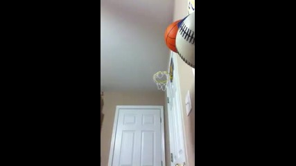 Basketball shots in my room pt3